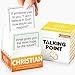 TALKING POINT CARDS 200 Conversation Cards for Christians Game  Explore Your Faith and Have Fun on Family Game Night Bible Study or Youth Groups  Perfect for Church Groups Couples Night Easter Gifts - Image 4