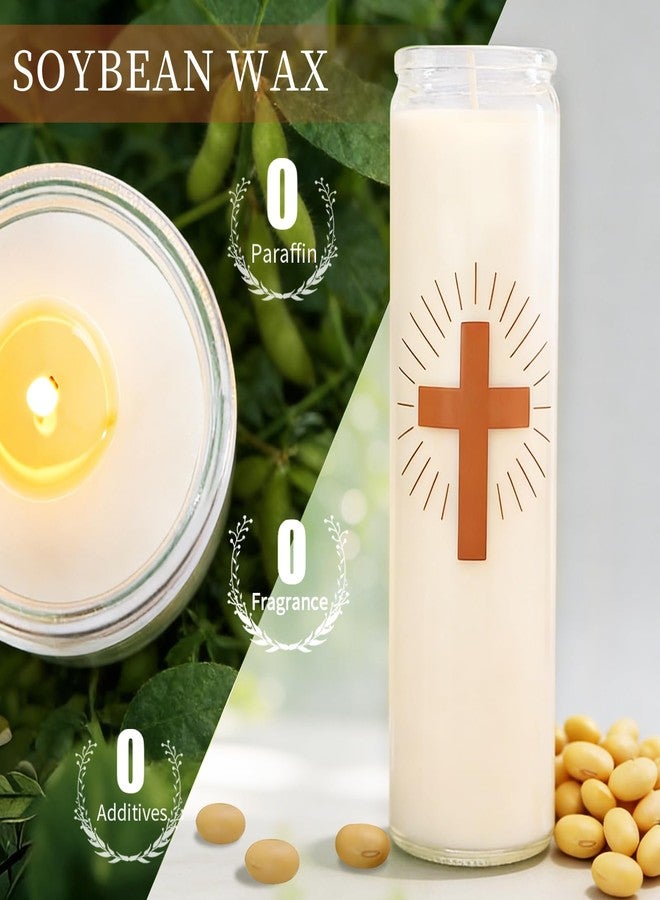 MOSROAD 3 Packs Soy Prayer Candles - Image 2