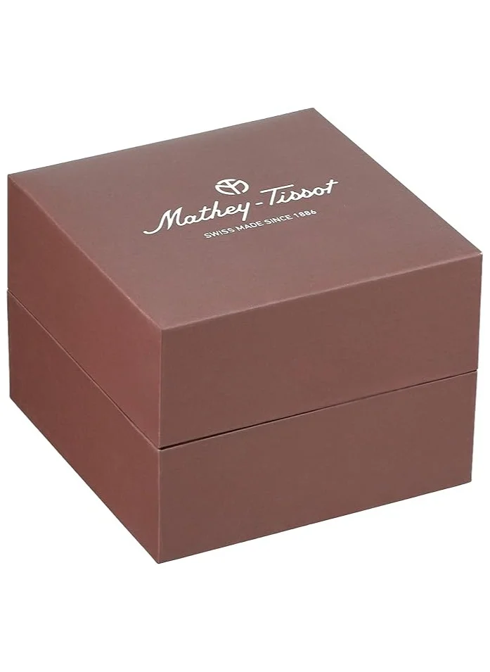 Mathey-Tissot Mathey III Quartz Crystal Black Dial Ladies Watch D810BN