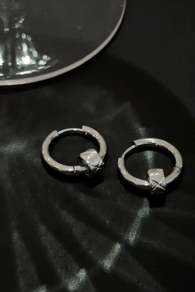 Goolsky Minimalist Hoop Earrings for Women – Small Unique Ear Cuffs, High-End Cool-Tone Design, Trendy Statement Ear Jewelry - Image 3