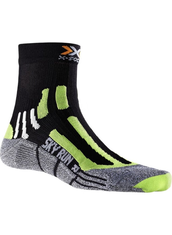XBIONIC Men'S And Women'S Marathon Silver Stockings V2.0 B203 Black/Fluorescent Green/Gray 22.5Cm-24(35-38) - Image 1