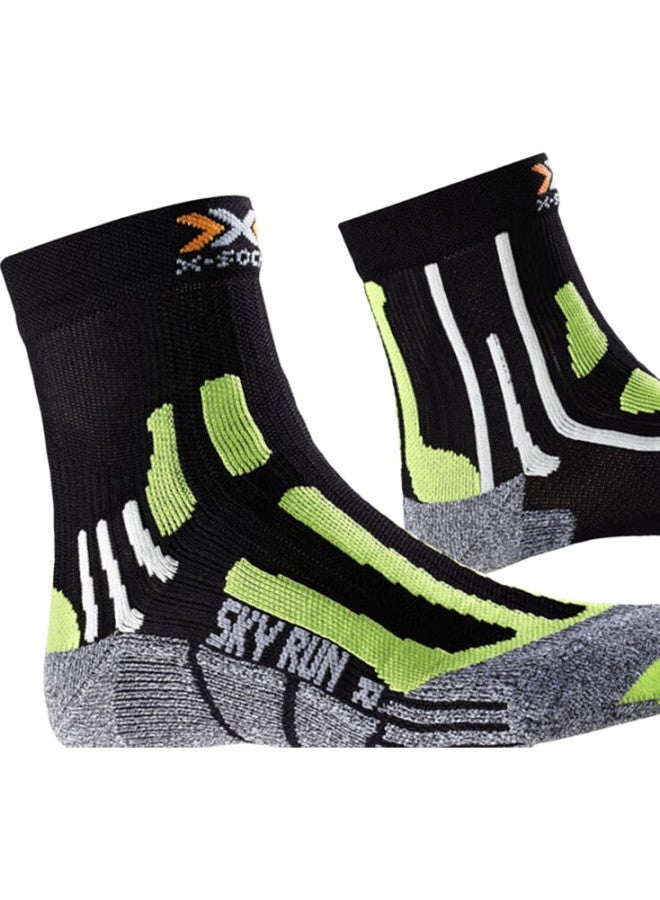 XBIONIC Men'S And Women'S Marathon Silver Stockings V2.0 B203 Black/Fluorescent Green/Gray 22.5Cm-24(35-38) - Image 3