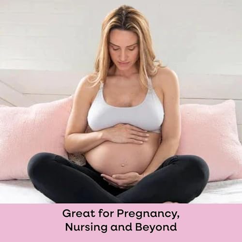 Bamboobies Women's Nursing Bra, Maternity Clothing for Breastfeeding, Yoga Nursing Bra, Hibiscus, X-Small - Image 2