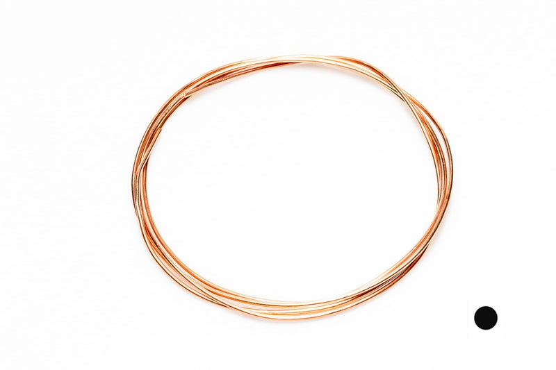 Craft Wire 14 Gauge, 99.9% Pure Copper Wire (Round) Dead Soft CDA #110 Made in USA - 5FT by Craft Wire - Image 1