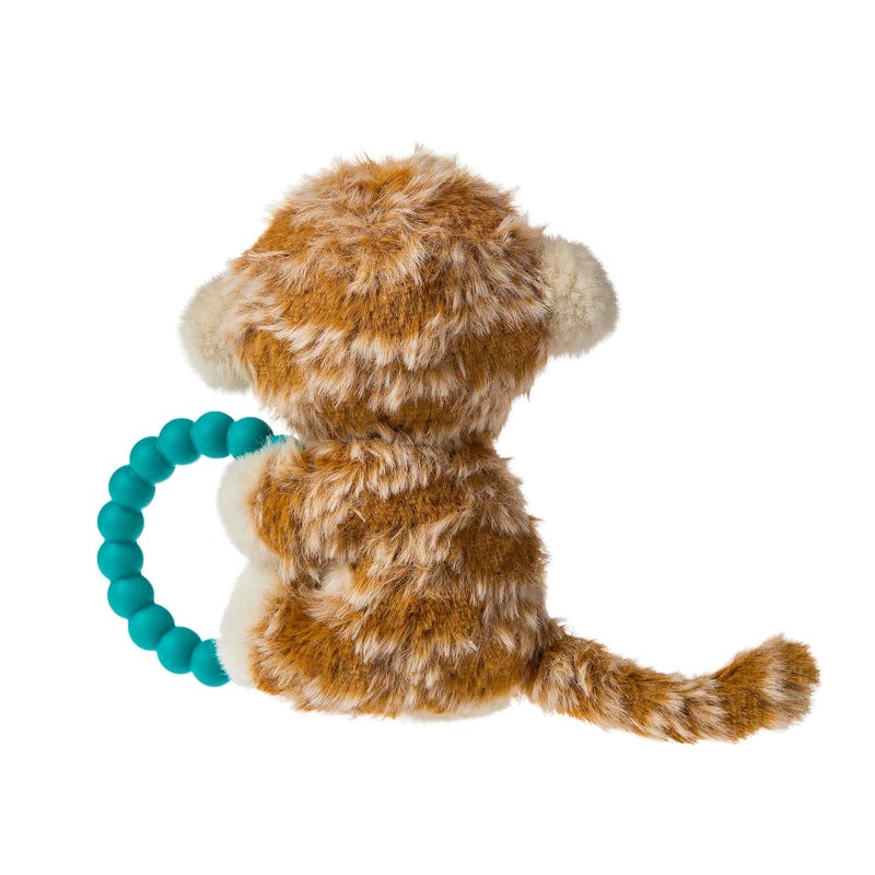 Mary Meyer Soft Baby Rattle with Soothing Teether Ring 6Inches Afrique Monkey - Image 3
