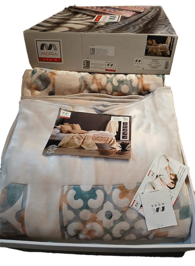 Mora spain Mora Pasarella 3D Blanket - Model:j65 - Size: 220*240 - Made in Spain. - Image 3