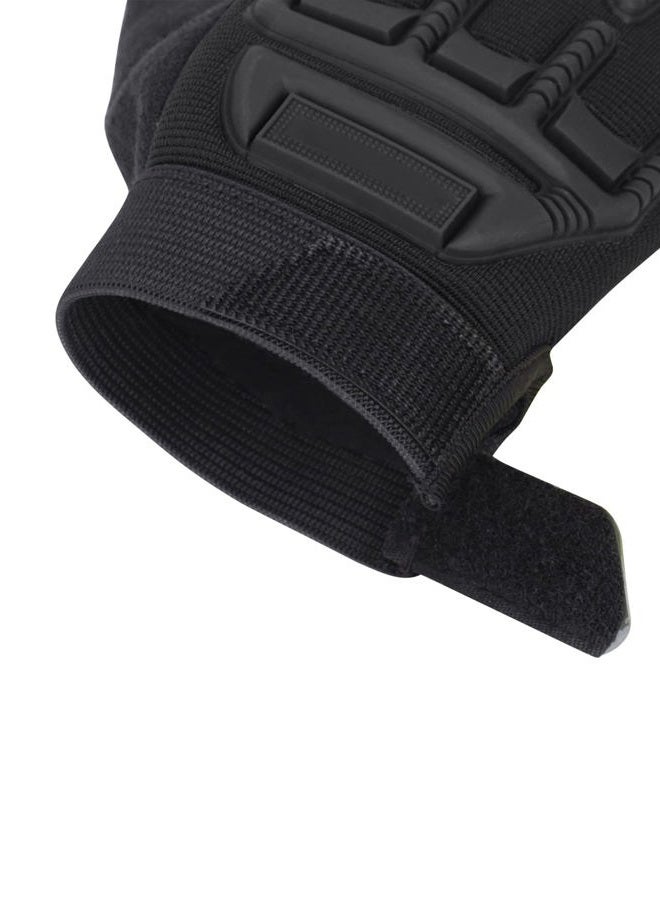 BXT Kids Half-Finger Cycling Gloves for Biking Fingerless Gloves Mittens for Boys Girls 7-12 Y black - Image 3