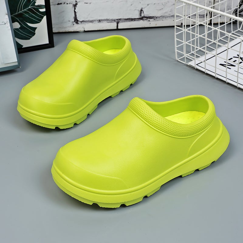 Chef Shoes Men'S Spring Kitchen Men'S Shoes Black Thick Sole Men'S Lazy Slip-On Work Shoes - Image 3