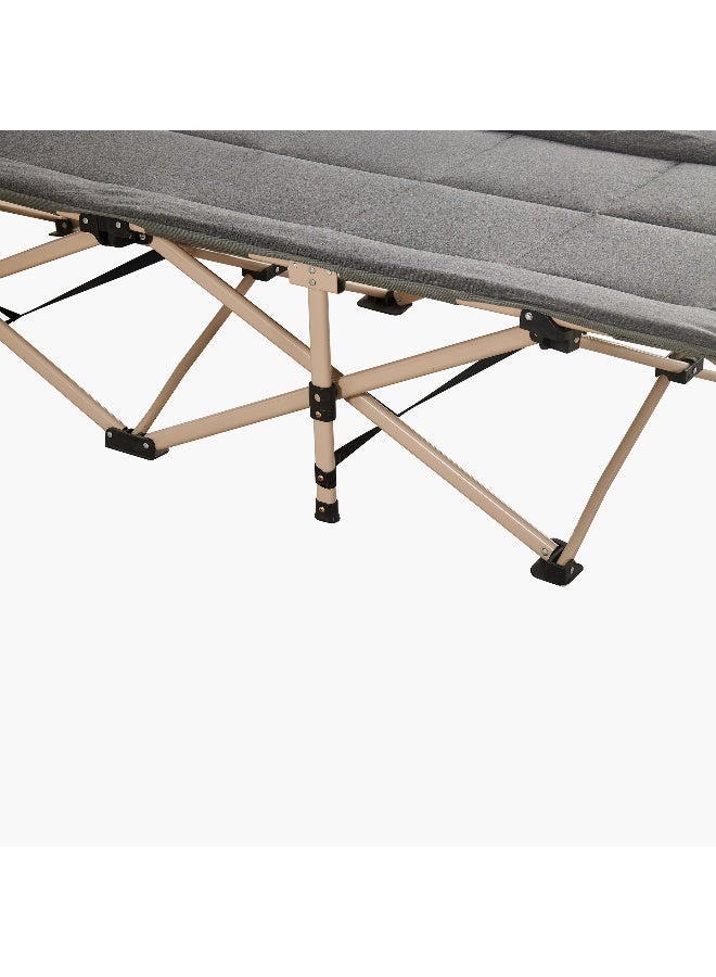 Home Box Fern Folding Camping Guest Bed with Mattress - 70x190 cm - Image 3