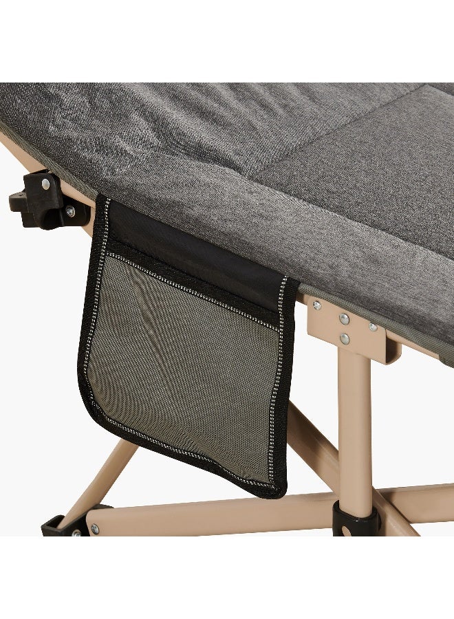 Home Box Fern Folding Camping Guest Bed with Mattress - 70x190 cm - Image 4