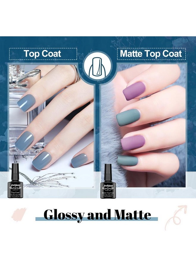 JEWHITENY 28 Colors Poly Nail Gel Kit Nude Pink Pink Blue Yellow Purple Glitter All In One Poly Extension Gel Starter Kit Poly Nail Gel Kit With U V Light Base Top Coat Gift For Women  - Image 5