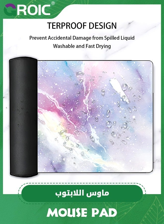 GROIC Mouse Pad,800*300mm Large Gaming Pad Durable Extended Computer Water-Resistant Thick Writing Pads with Non-Slip Rubber Base for Office  - Image 2