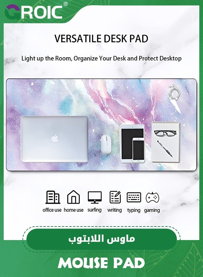 GROIC Mouse Pad,800*300mm Large Gaming Pad Durable Extended Computer Water-Resistant Thick Writing Pads with Non-Slip Rubber Base for Office  - Image 3