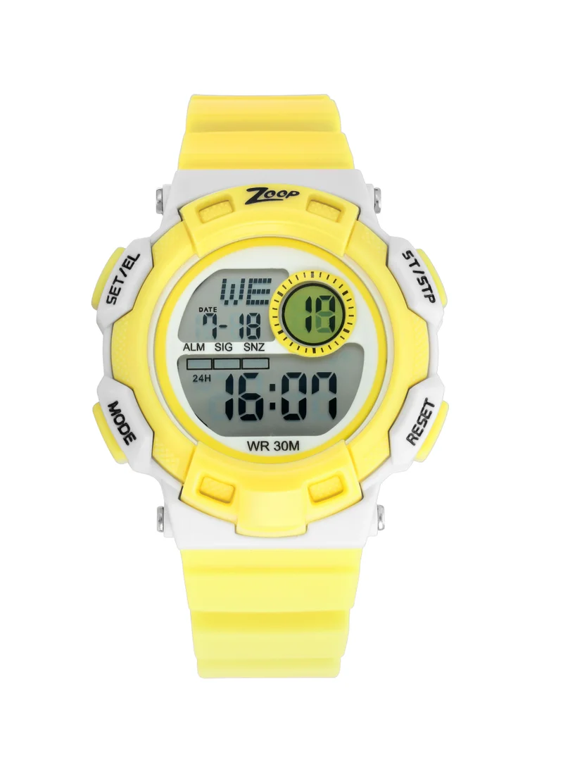 Zoop Digital Yellow Strap Watch