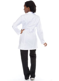 Meridian Meridian's Contoured Feminine Lab Coat - Elevate your professional image with precision-fit, modern design for the modern professional woman in healthcare, laboratories, and medical settings.  - Image 4