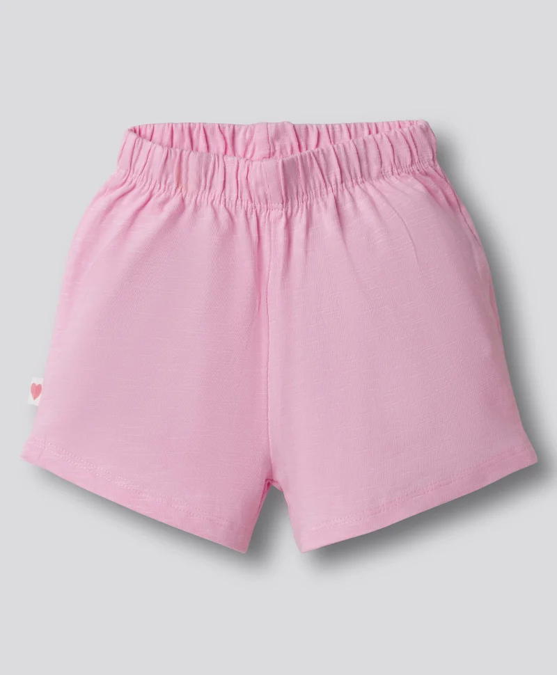 بونفينو بونفينو شورتات قطنية سادة 100% (عبوة من 3 قطع) - أبيض/أزرق/وردي