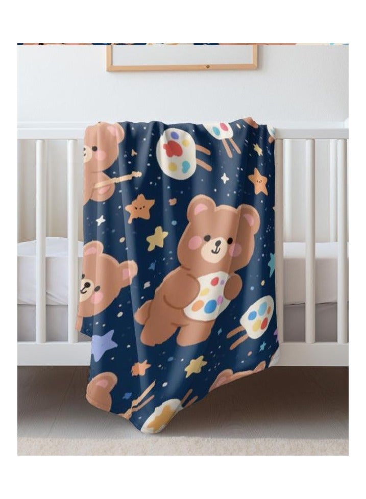 general Flannel thin blanket (warm and comfortable, suitable for sleep, gaming, dust removal and sandproof) 150cm*200cm - 707 - Image 3