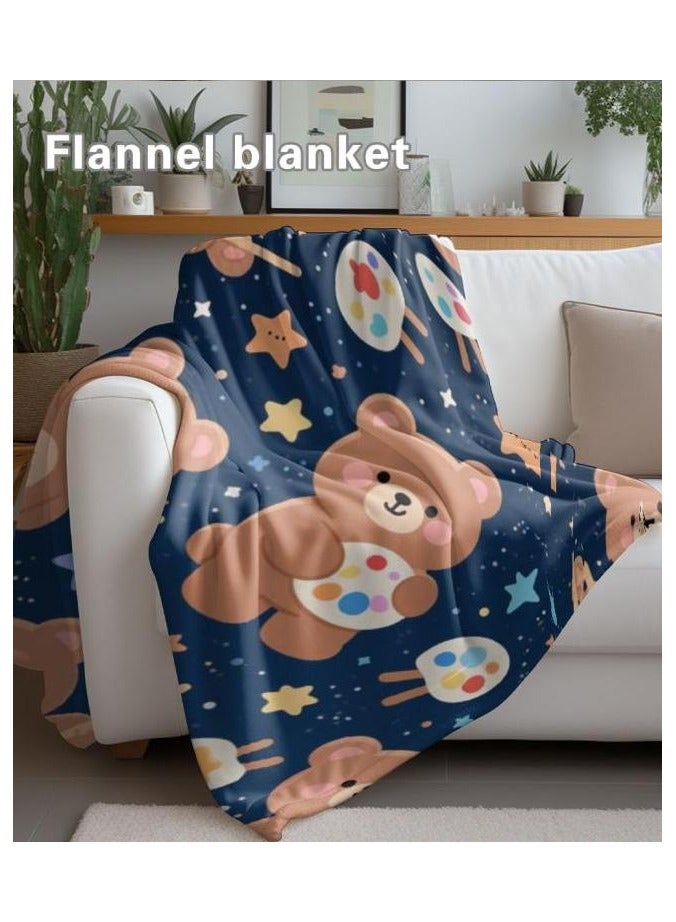 general Flannel thin blanket (warm and comfortable, suitable for sleep, gaming, dust removal and sandproof) 150cm*200cm - 707 - Image 5