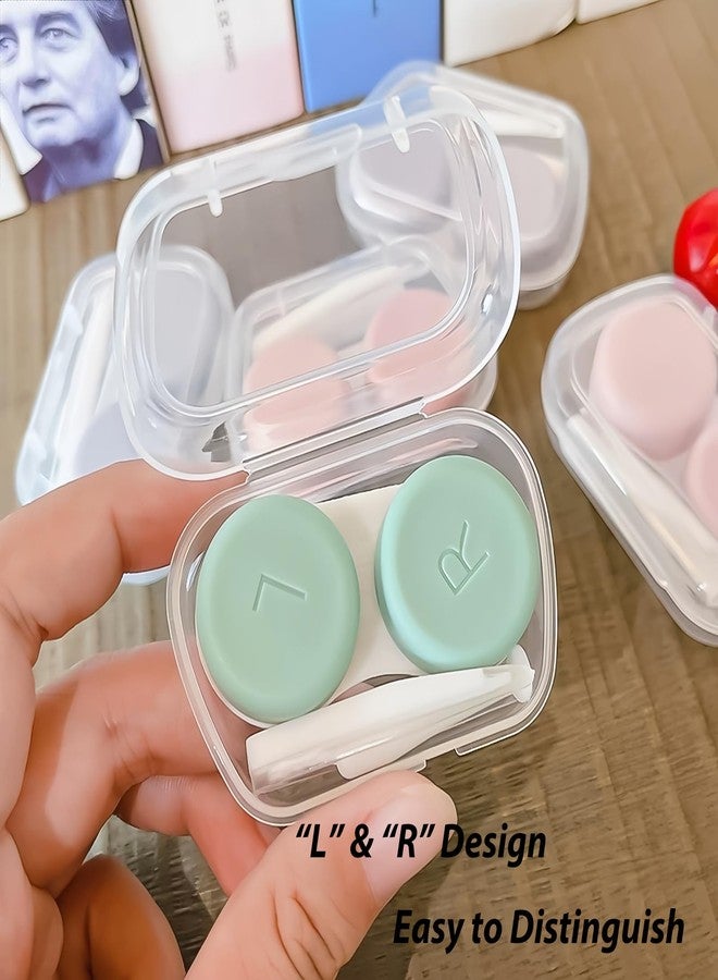 YKuzLx 6 Pack Contact Lens Case, Contact Case with Applicator Tool, Colorful - Image 5