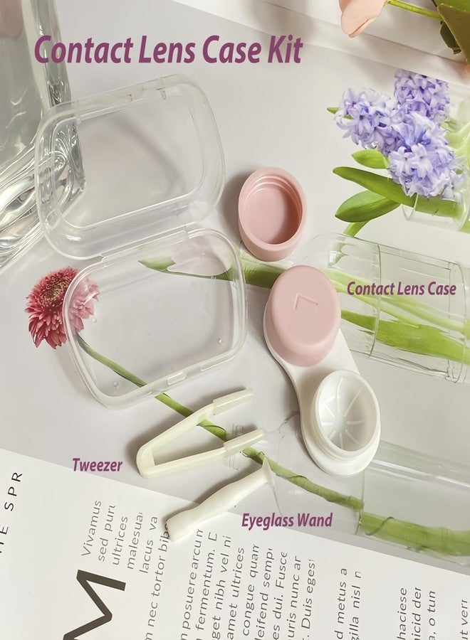 YKuzLx 6 Pack Contact Lens Case, Contact Case with Applicator Tool, Colorful - Image 3