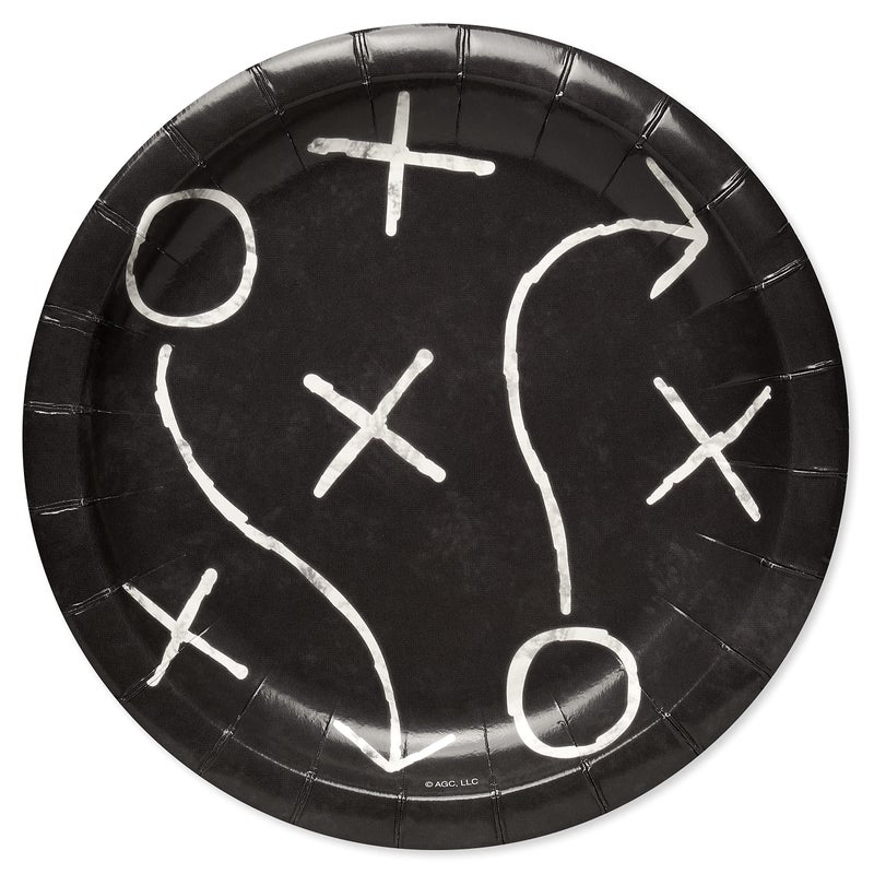 American Greetings Football Party Supplies Football Dessert Plates 36Count