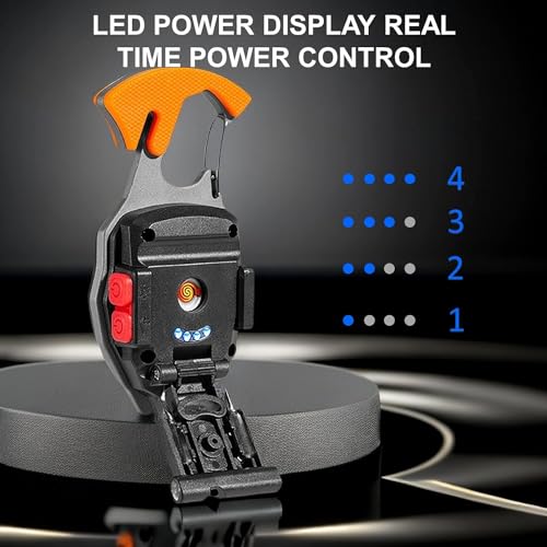 FI FIDROXIMPERIA Fidrox Keychain Flashlights, LED Rechargeable Flashlights with Lighter, Screwdriver Bottle, Opener, Multiple Light Mode Portable Pocket Light for Outoor Hiking (Flashlights with Lighter,) - Image 5