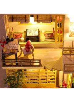 Flever Flever Dollhouse Miniature DIY House Kit with Japanese Style, Creative Room with Furniture for Romantic Valentine's Gift (Quiet and Elegant Residence)  - Image 5