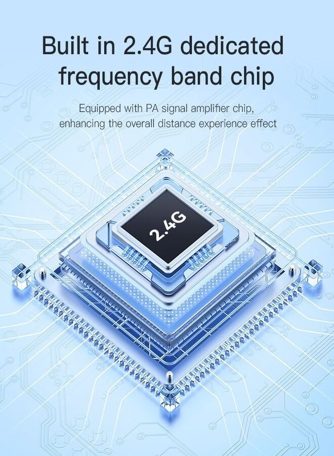 يسيدو ميكروفون لاسلكي MEMS KR15 محمول بزاوية 360 درجة مع منفذ إرسال 2 في 1 وميكروفون لاسلكي MEMS 2 - Image 2