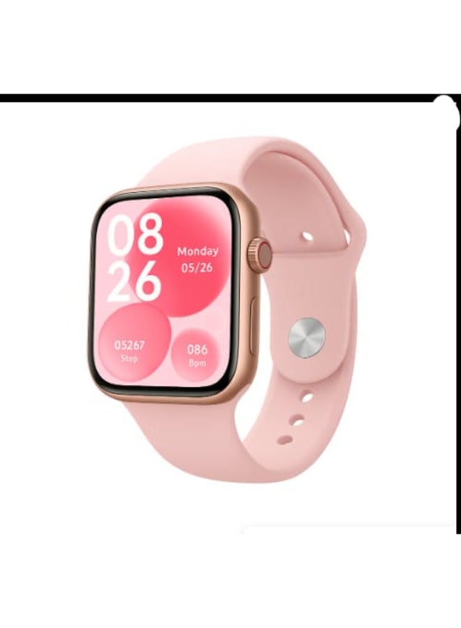 WISME-X50 Mini Smartwatch with 6 Interchangeable Straps, Bluetooth Calling & Fitness Tracking (Fere Fit App Support) - Image 2