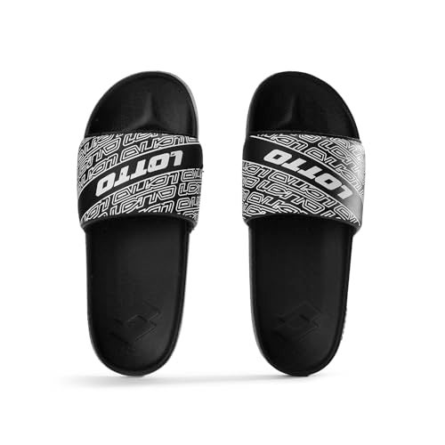 Lotto Men Midway GFX Black Slides - Image 1