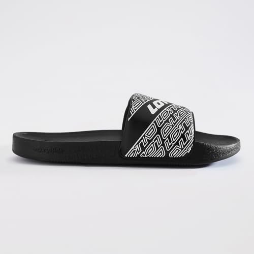 Lotto Men Midway GFX Black Slides - Image 3