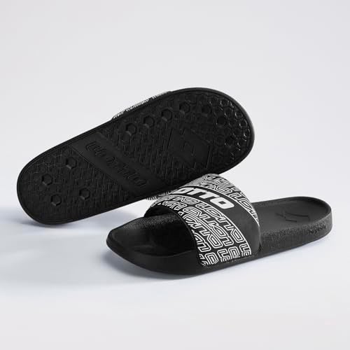 Lotto Men Midway GFX Black Slides - Image 5