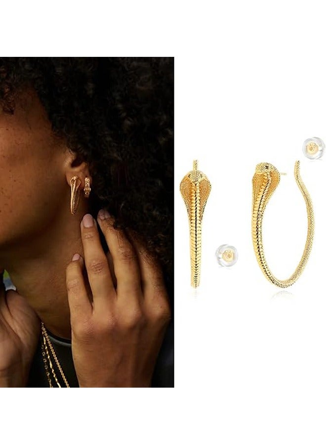 Mevecco Women Huggie Hoop Earrings Gold Ear Stud Cuff 14K Gold Filled Small Boho Beach Simple Delicate Handmade Hypoallergenic Jewelry Gift - Image 3
