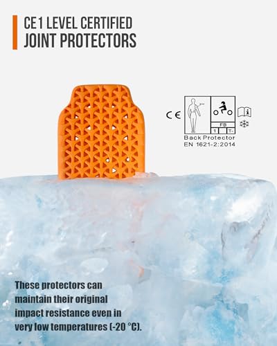 BORLENI وسادة حماية ظهر بورليني CE المستوى 1 درع حماية الظهر واقي ظهر دراجة نارية بديل لسترات الجسم الرياضية للنساء والرجال - Image 3