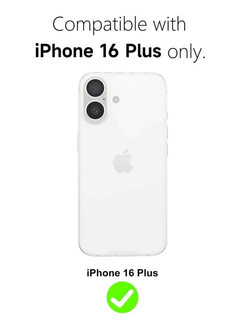 iPhone 16 Plus Case Cover Soft Gel Rubber Shockproof Case with Microfiber Lining Cover For iPhone 16 Plus 6.7-inch - Image 2