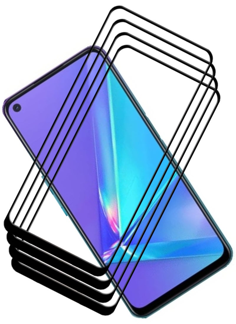 ACLIX 4 Pieces Antistatic ESD Dustproof Premium Quality High Definition Tempered Glass Screen Protector Designed For Oppo A92 - Image 1