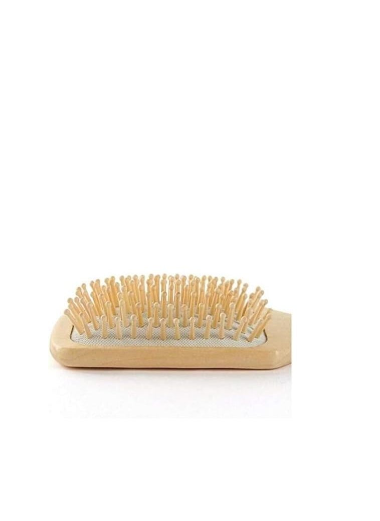 BLOOMING TIME 1Pc Wooden Hair Massage Comb Keratin Care Beige  - Image 3