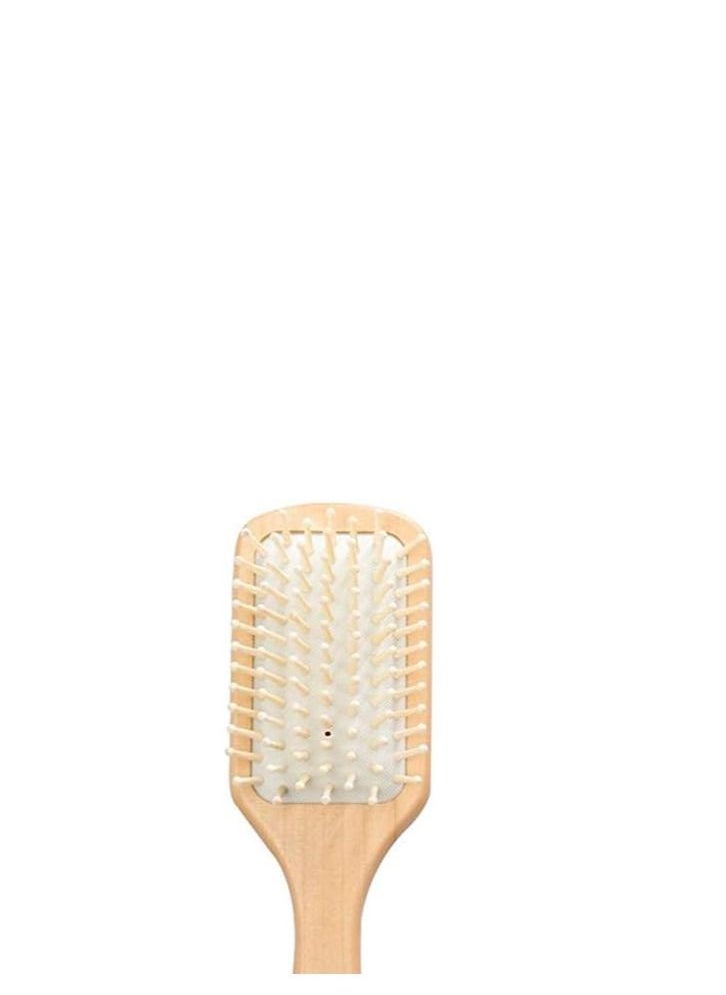 BLOOMING TIME 1Pc Wooden Hair Massage Comb Keratin Care Beige  - Image 2