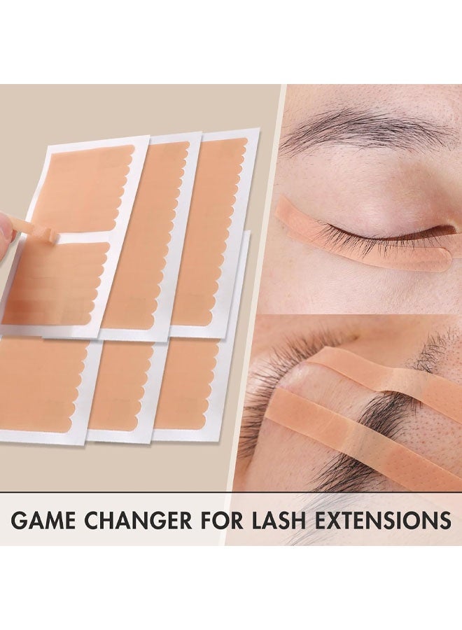 160Pcs Breathable Micropore Medical Eyelash Extension Tape for Sensitive Under Eye Use - Image 2