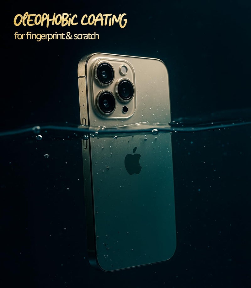 Lensarmor Compatible with iPhone 16 Pro Matte Back Skin Membrane – Unbreakable Anti-Glare Back Protector Film with Installation Kit, Scratch Resistant & Smooth Touch Flexible Shield (6.3") - Image 4