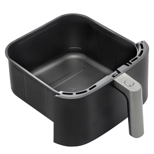 Cosori Turboblaze 6Qt Air Fryer Original Basket Replacement Accessories for CAFDC601KUS Air Fryer Ceramic NonStick DishwasherSafe CRPDC601RBKUS Dark Grey - Image 1