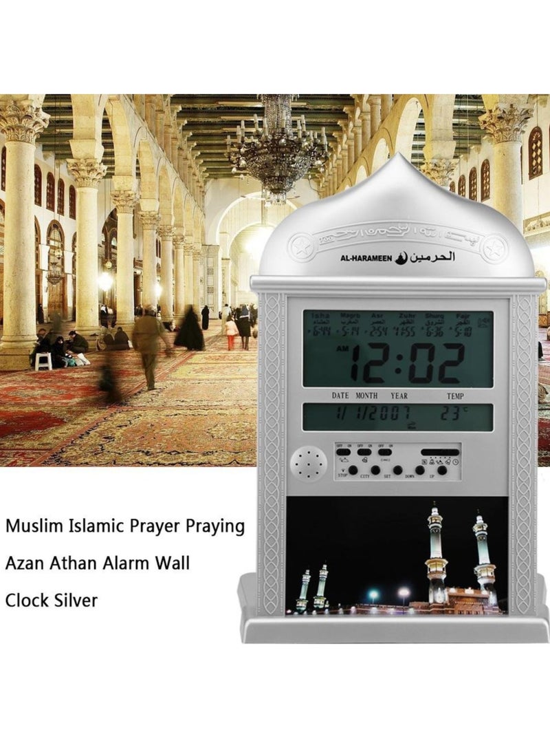 Generic - Islamic Clock Prayer Clock, Muslim Clocks, 1pc Muslim Islamic Prayer Clock, Praying  Alarm Wall Clock - Image 1