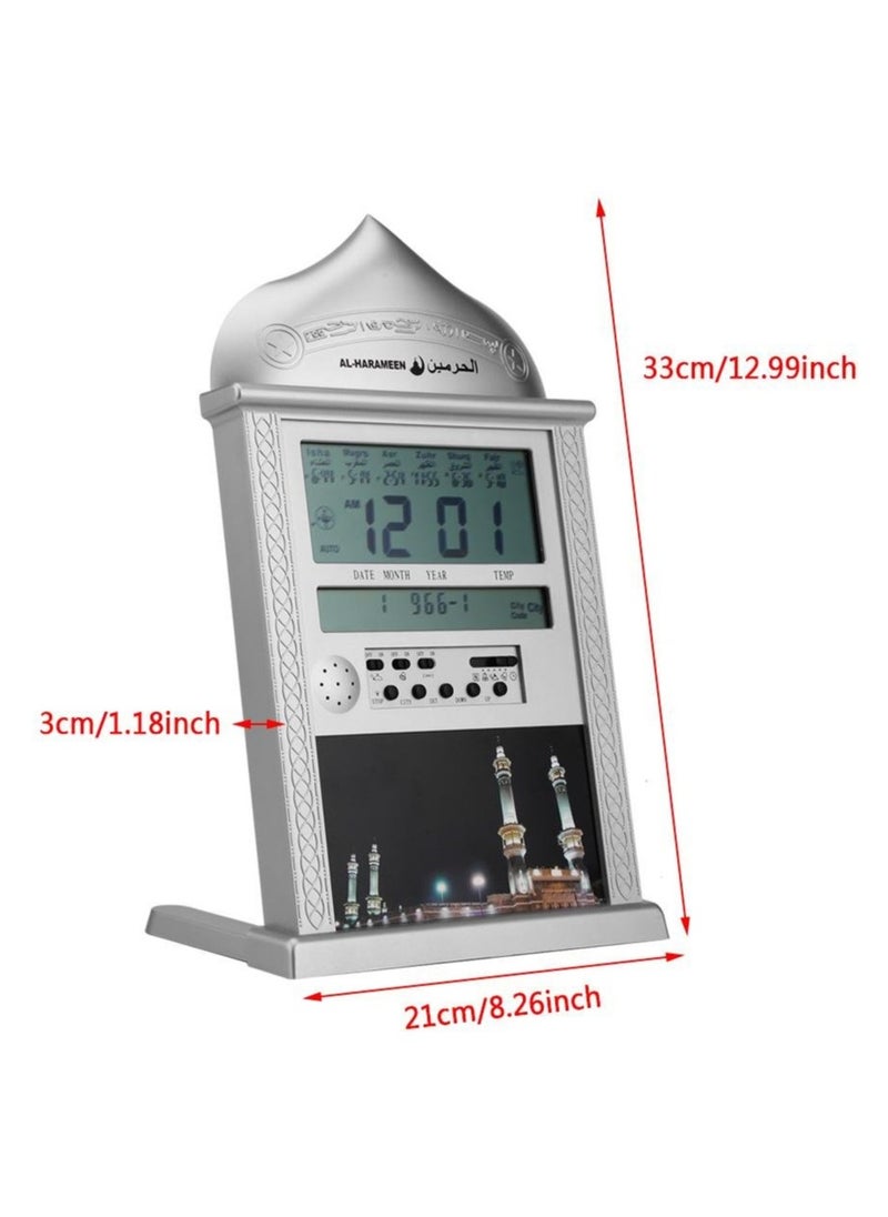Generic - Islamic Clock Prayer Clock, Muslim Clocks, 1pc Muslim Islamic Prayer Clock, Praying  Alarm Wall Clock - Image 1