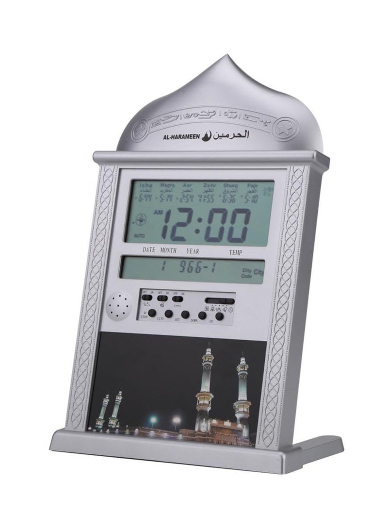 Generic - Islamic Clock Prayer Clock, Muslim Clocks, 1pc Muslim Islamic Prayer Clock, Praying  Alarm Wall Clock - Image 1