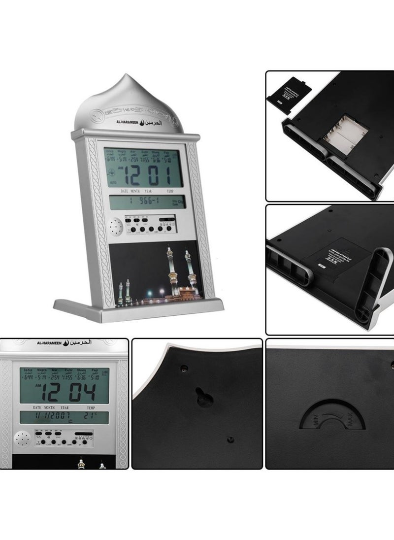 Generic - Islamic Clock Prayer Clock, Muslim Clocks, 1pc Muslim Islamic Prayer Clock, Praying  Alarm Wall Clock - Image 1