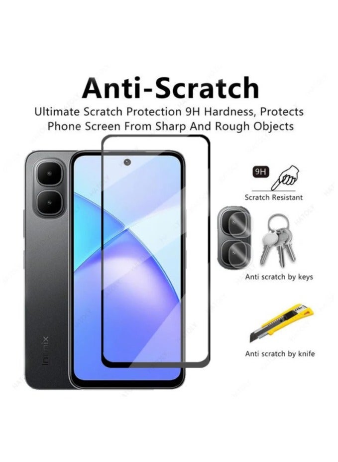 1 Pack Screen Protecto for Infinix Smart 10 Scratch Resistant, Tempered-Glass Screen Protector - Image 4