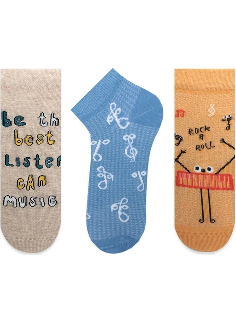 BRZ Collection Music Themed Boys Socks 3-Piece Set
