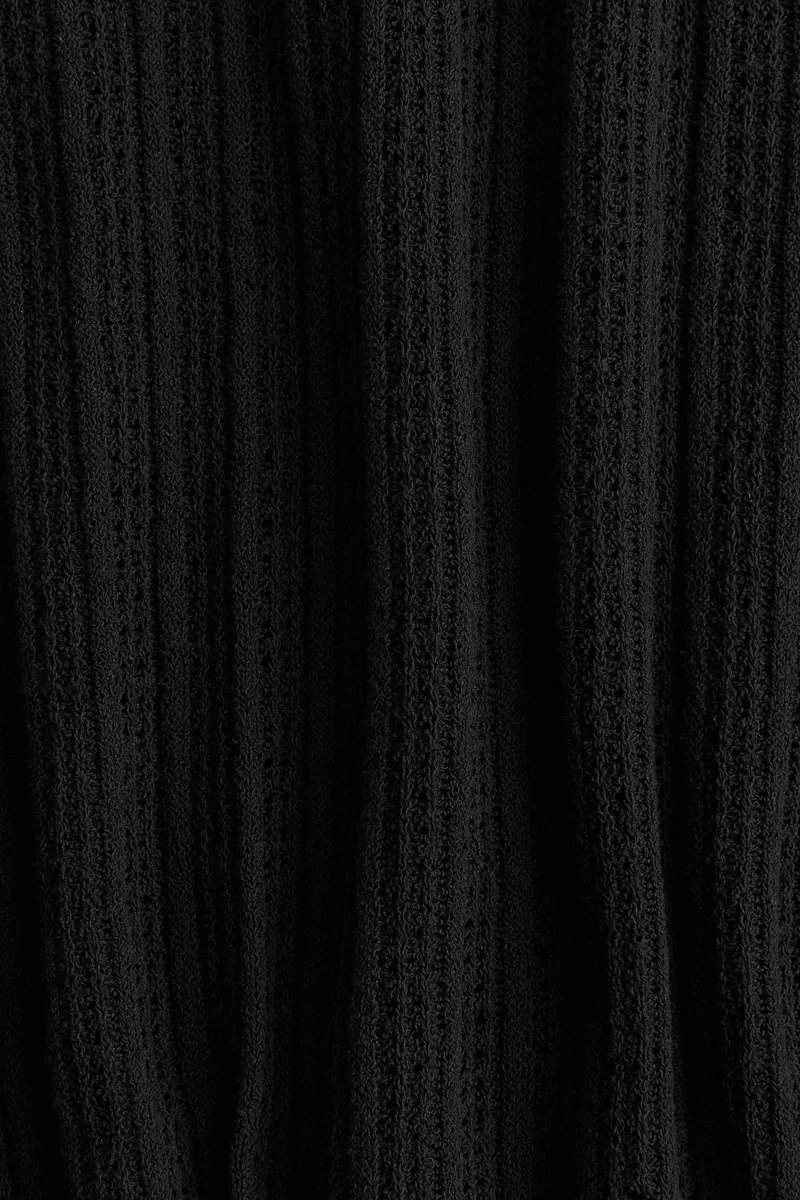 H&M Sleeveless textured-knit dress