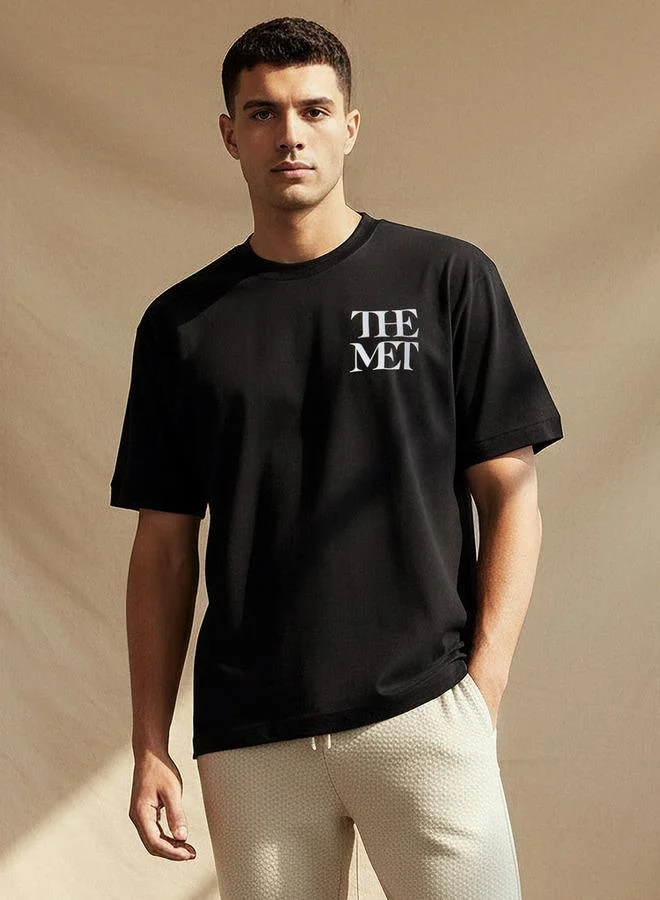 SP Characters Men Regular Fit Crew Neck Short Sleeves Graphic Print T shirt