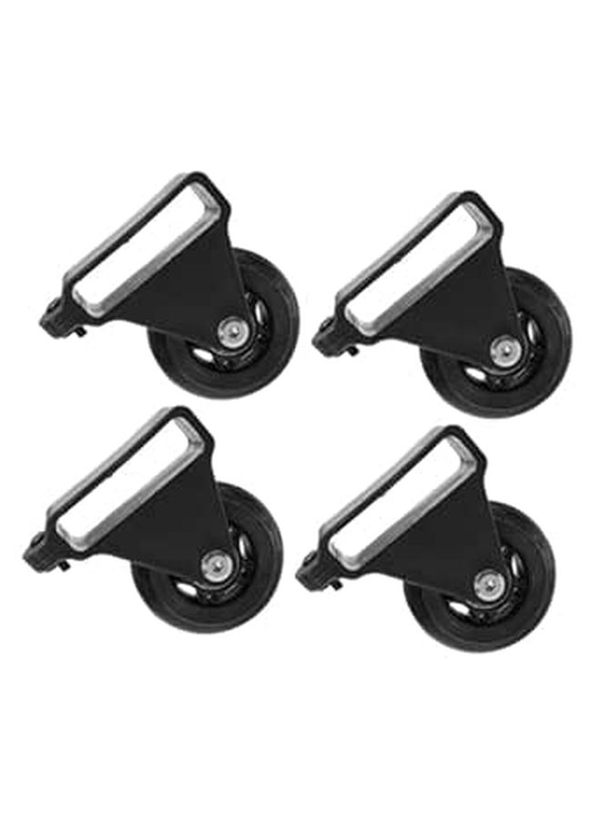 4Pcs Retractable Ladder Caster Wheels Extension Kit For Stable Noise Reduction Telescoping Accessories - Image 1